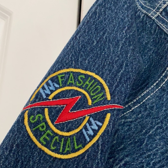 SUPER RAD DENIM JACKET VINTAGE/RARE!!! - Picture 3 of 7